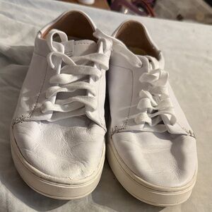 White Leather Sneakers